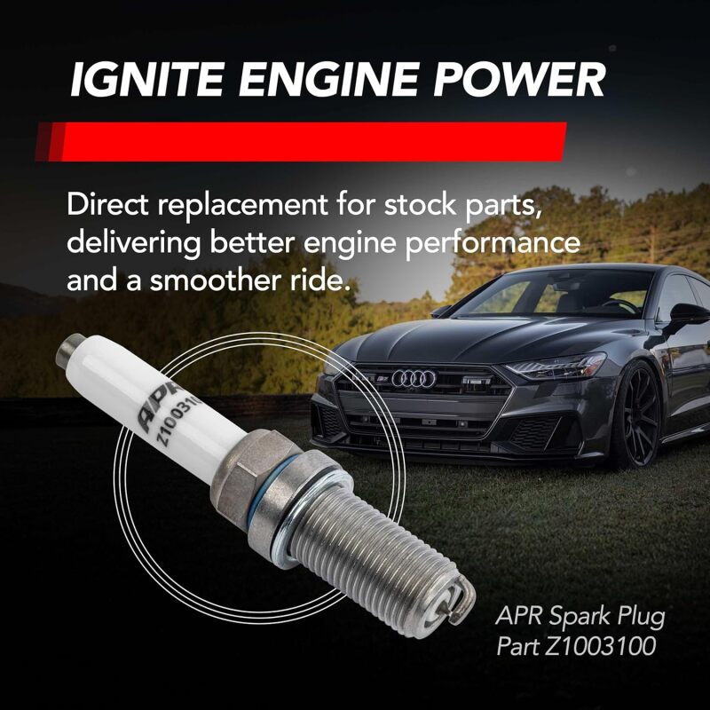 APR Iridium Pro Spark Plug EA888.3/4/EA855.2/EA824 - Heat Range 9, 14mm Thread, 26.5mm Reach