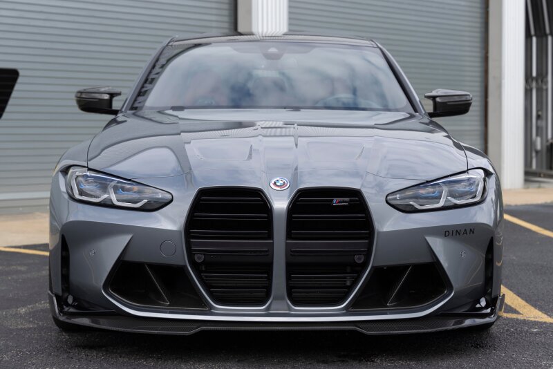 Dinan Carbon Fiber Mirror Cover Set for BMW M2 M3 M4 (G80 G82 G83 G87) – Stylish Clear-Coated Overlay
