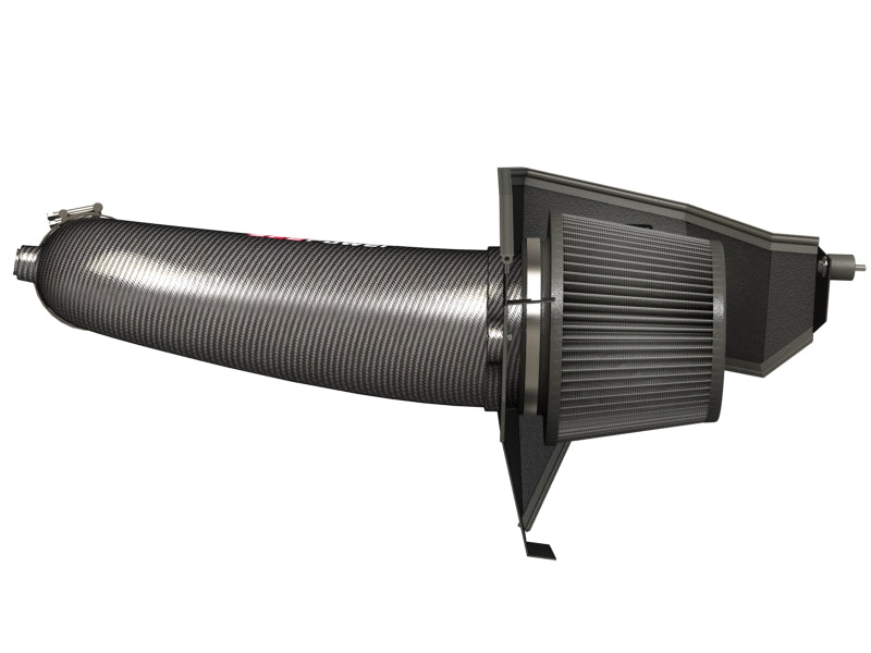 aFe POWER Magnum FORCE Track Series Carbon Fiber Cold Air Intake with Pro DRY S Filter for Dodge Challenger, Charger and Chrysler 300C 5.7L HEMI - 51-12162-C