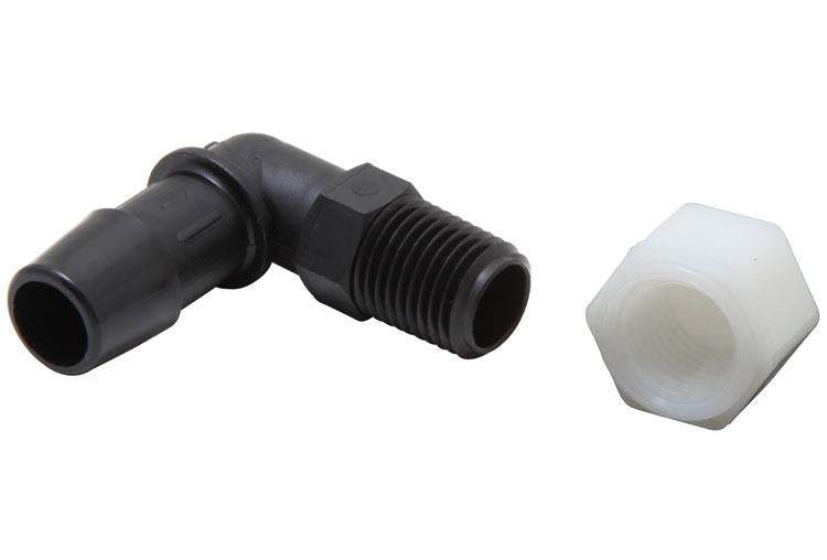 K&N Engineering Air Filter Vent Kit, White 90-Degree Plastic, 1/2-Inch Flange