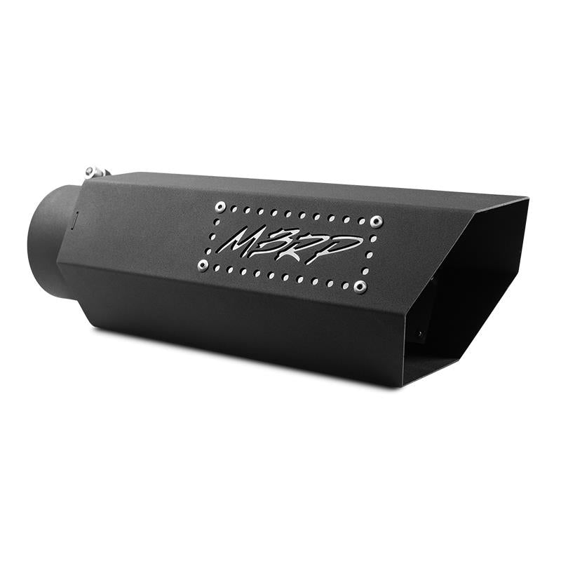 MBRP T5164BLK Armor BLK Universal Exhaust Tip, 4-Inch Inlet, 5-Inch Outlet