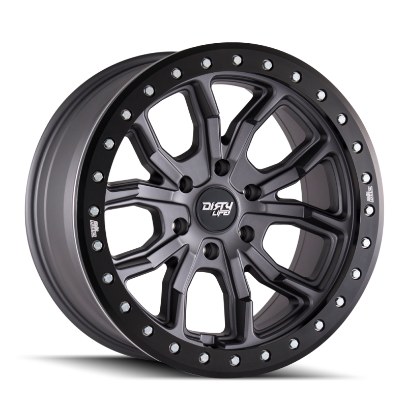 Dirty Life DT-1 9303 17x9 Matte Gunmetal Wheel, 5x127, -12mm Offset