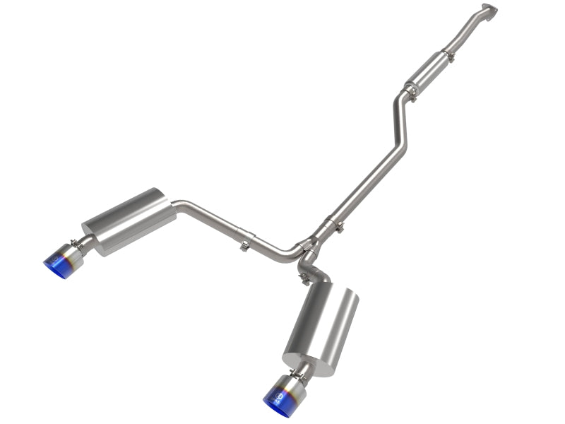 aFe Takeda Cat-Back Exhaust System with Blue Flame Tips for 2009-2014 Acura TSX 2.4L