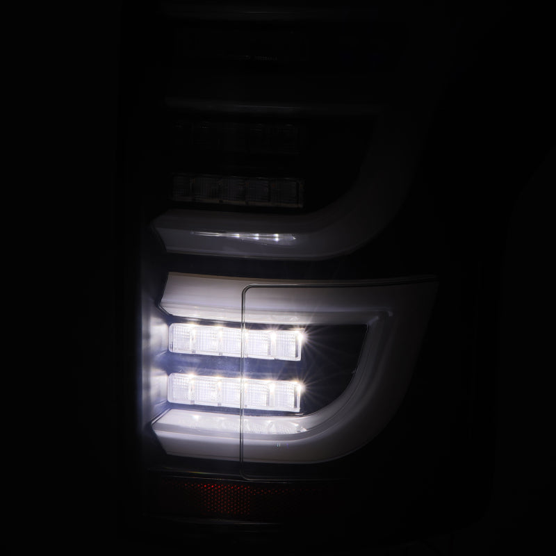 AlphaRex Luxx-Series LED Tail Lights for 2015-2020 Ford F-150, Alpha-Black - ARX652040