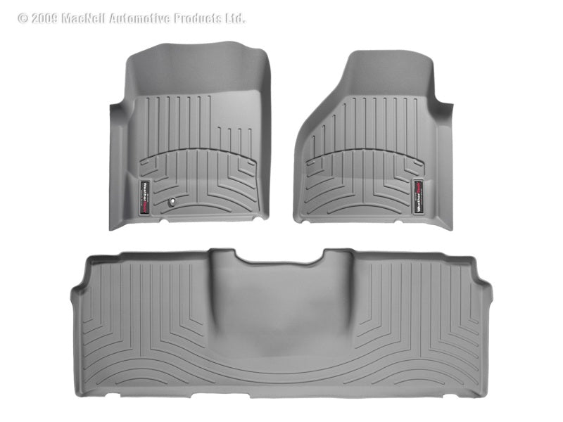 WeatherTech 06-08 Dodge Ram Truck Front and Rear Floorliners - Grey