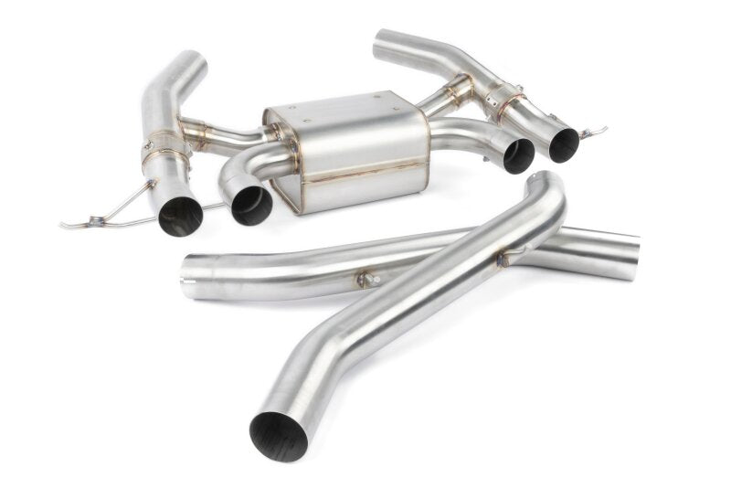 Dinan 23-26 BMW M2 G87 Valved Axleback Exhaust System with Black Tips