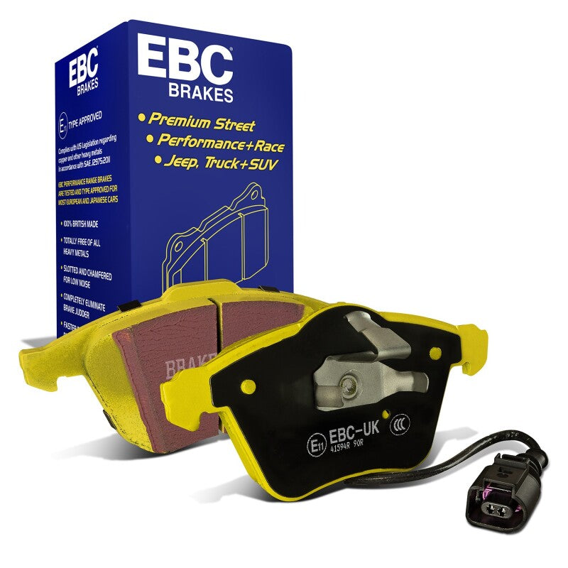 EBC Yellowstuff Front Brake Pads for 2008-2011 Volkswagen CC 3.6, Part DP41594R