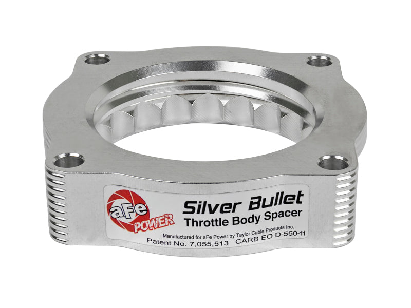aFe Silver Bullet Throttle Body Spacer Kit, Part Number 46-31001, for Select BMW V8 Models