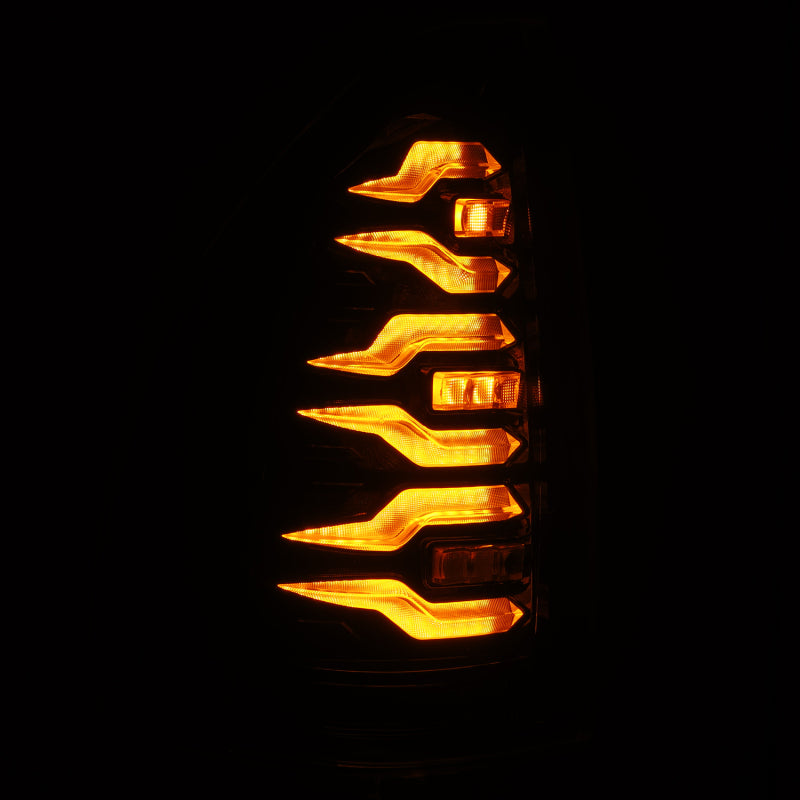 AlphaRex Luxx-Series LED Tail Lights for 2003-2009 Lexus GX470, Alpha-Black