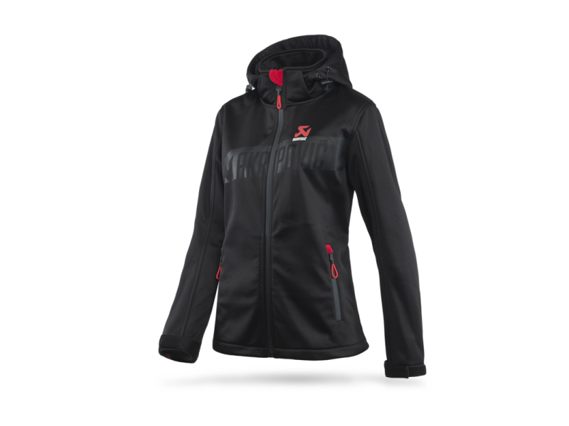 Akrapovic Women’s Corpo Softshell Jacket Black - XL (AKR802091)