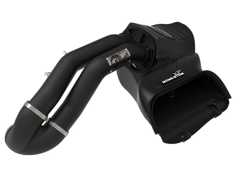 aFe Momentum XP Pro DRY S Cold Air Intake System with Black Aluminum Tubes, Part Number 50-30024D, for Ford F-150 5.0L V8