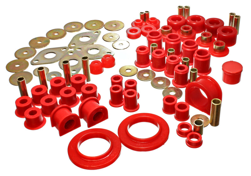 Energy Suspension eng8.18107R 01-04 Toyota Tacoma Red Hyper-Flex Master Bushing Set