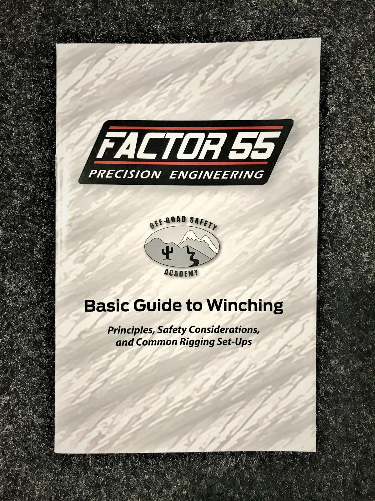 Factor 55 - 10000 - Technical Specification Book - Basic Guide To Winching Manual