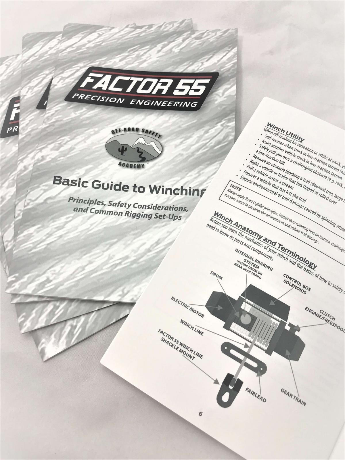 Factor 55 - 10000 - Technical Specification Book - Basic Guide To Winching Manual