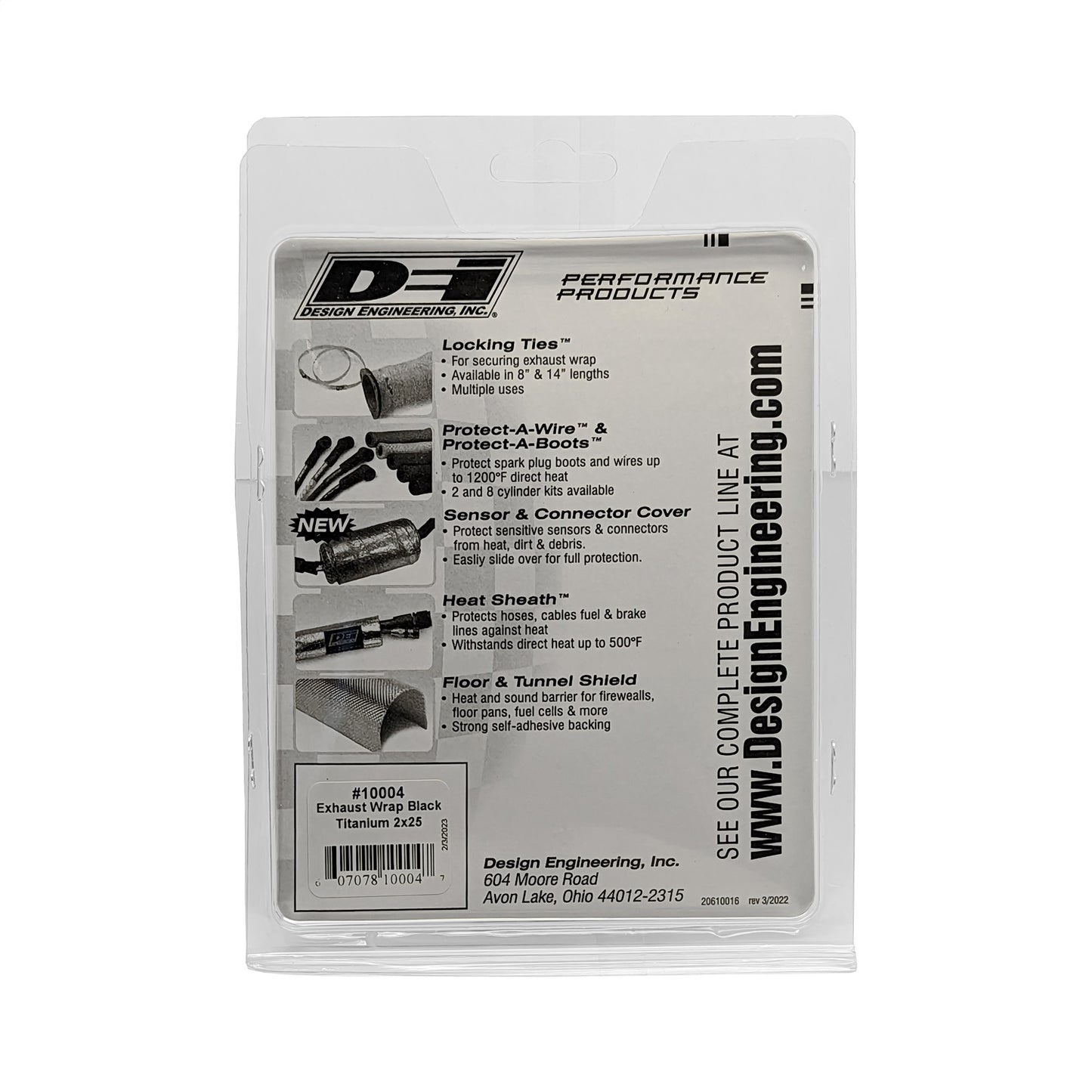 Design Engineering - 10004 - Exhaust Wrap Kit