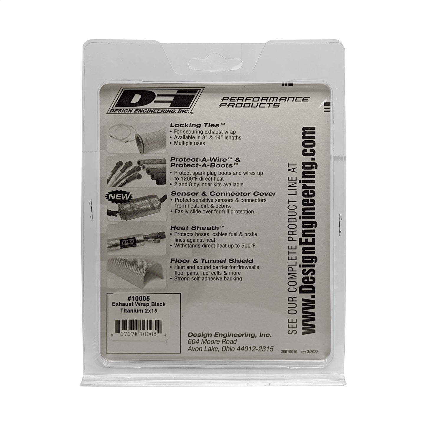 Design Engineering - 10005 - Exhaust Wrap Kit