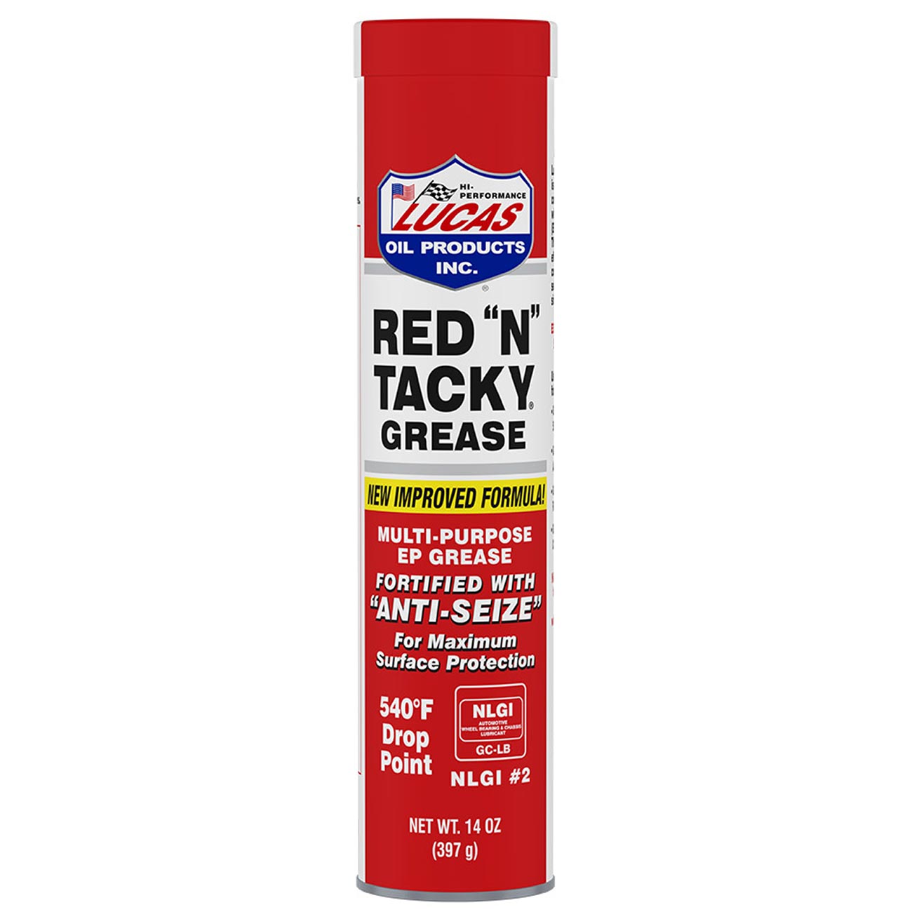 Lucas Oil Red N Tacky Grease - 14 Ounce Tube by Lucas Oil