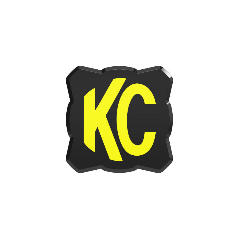 KC HiLiTES FLEX ERA 1 Light Cover KCL5328, Black with Yellow KC Logo