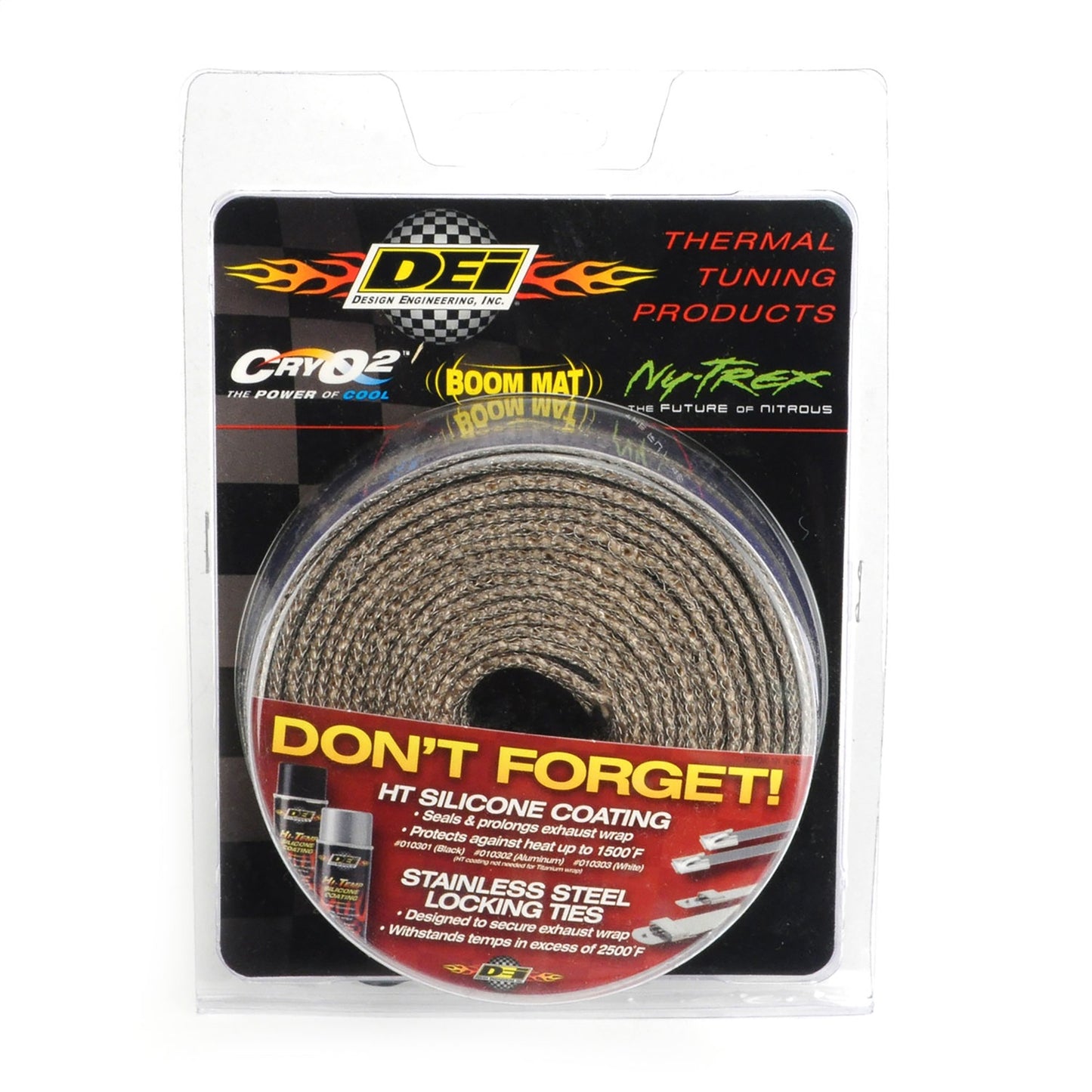 Design Engineering - 10075 - Exhaust Wrap Kit -  10075 EXO Series Exhaust Wrap