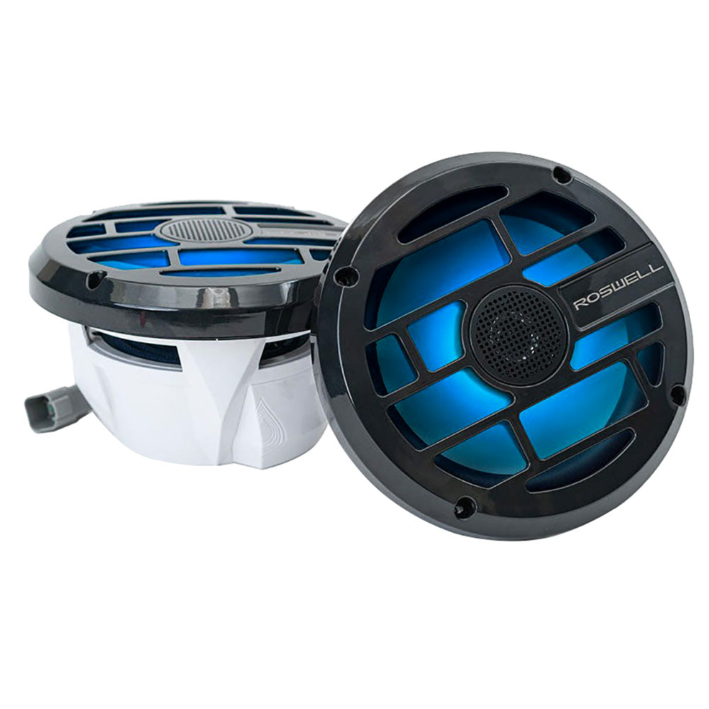 Roswell R Series 7.7 Marine Speakers - Anthracite Grille - 80W RMS 160W Peak Pow - View 1