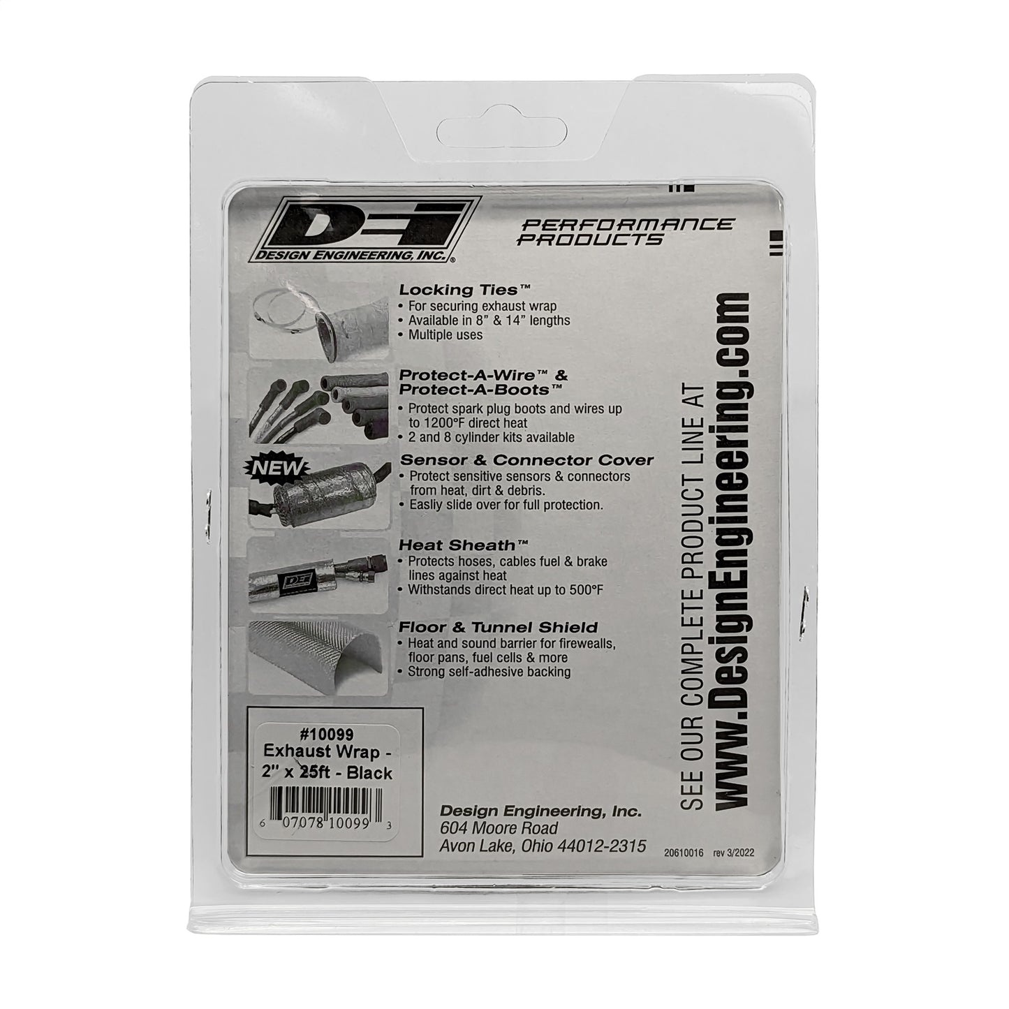 Design Engineering - 10099 - Exhaust Wrap Kit -  10099 Exhaust Wrap