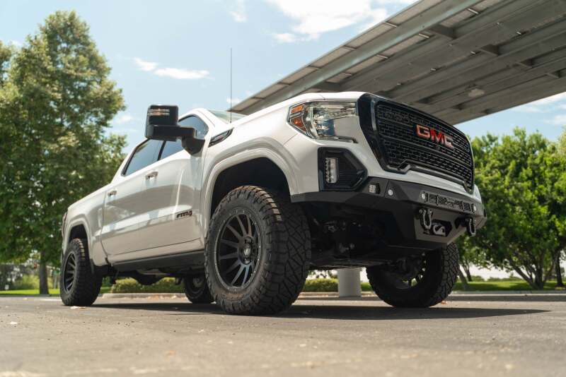 DV8 Offroad Spec Series Front Bumper for 2019-2021 GMC Sierra 1500, Part Number DVEFBGC1-02