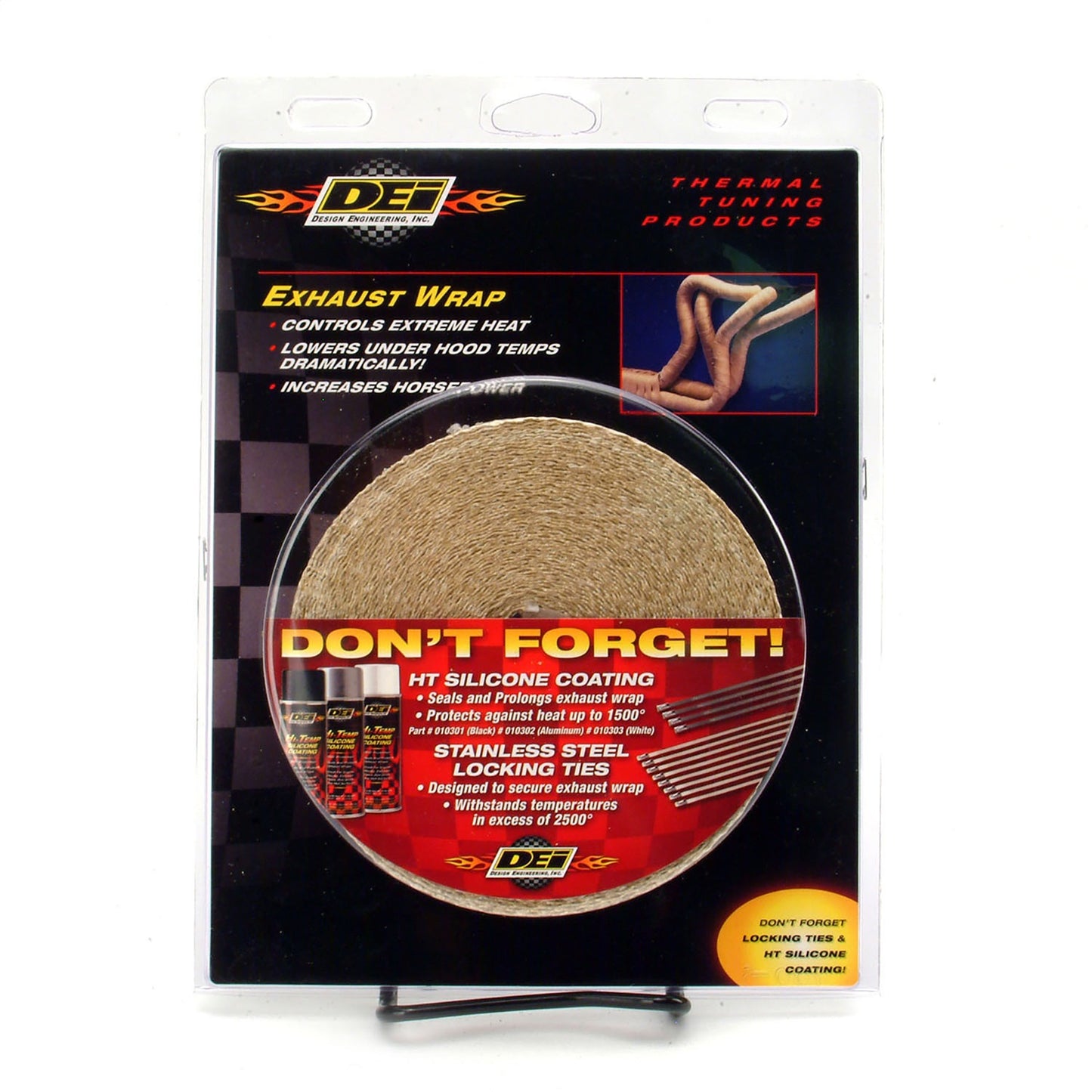 Design Engineering - 10101 - Exhaust Wrap Kit -  10101 Exhaust Wrap