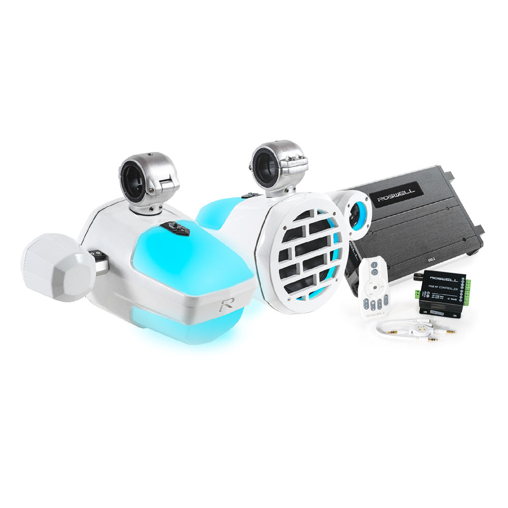Roswell R1 Pro Marine Audio Package - White - View 1