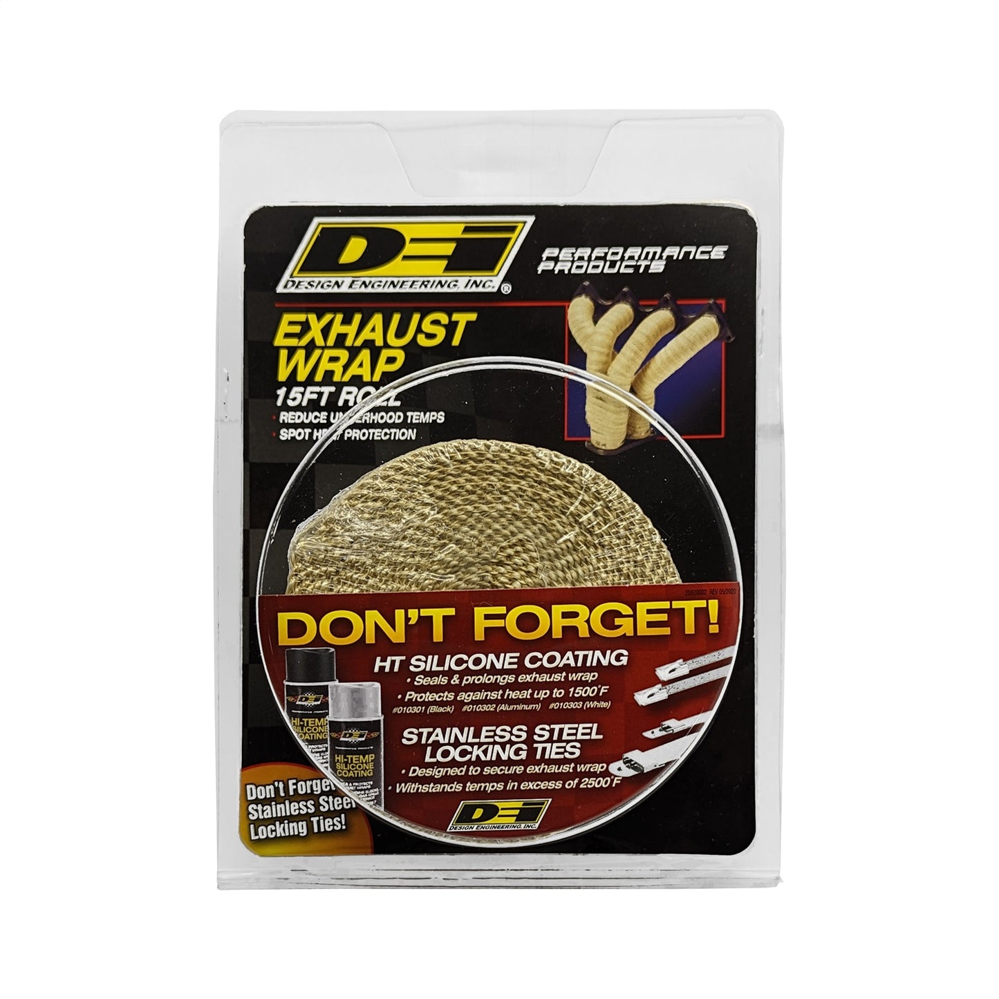 Design Engineering - 10106 - Exhaust Wrap Kit