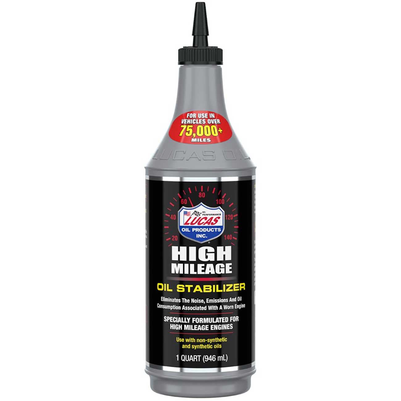 Lucas Oil High Mileage Oil Stabilizer - 1 Quart by LUCASOIL