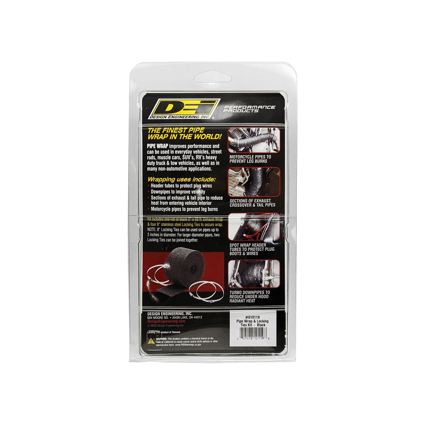 Design Engineering - 10119 - Exhaust Wrap Kit