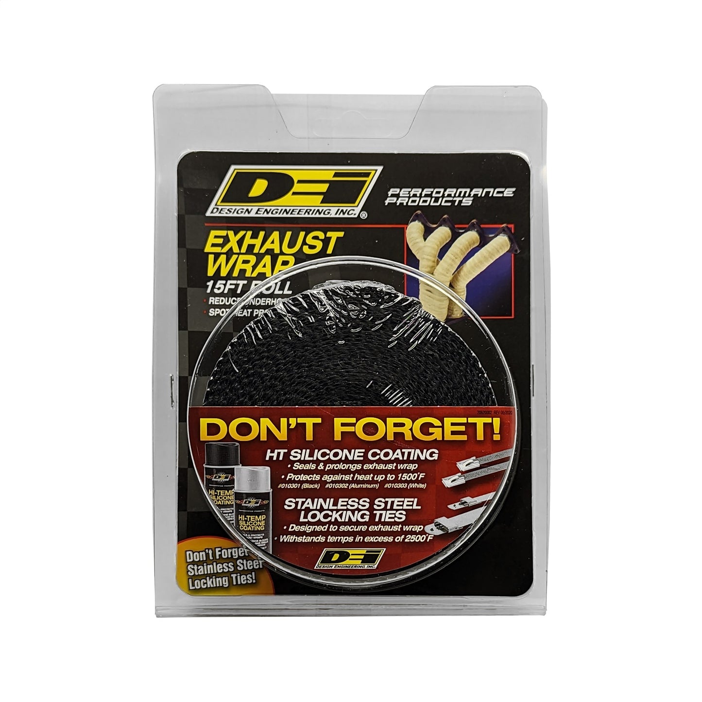 Design Engineering - 10121 - Exhaust Wrap Kit