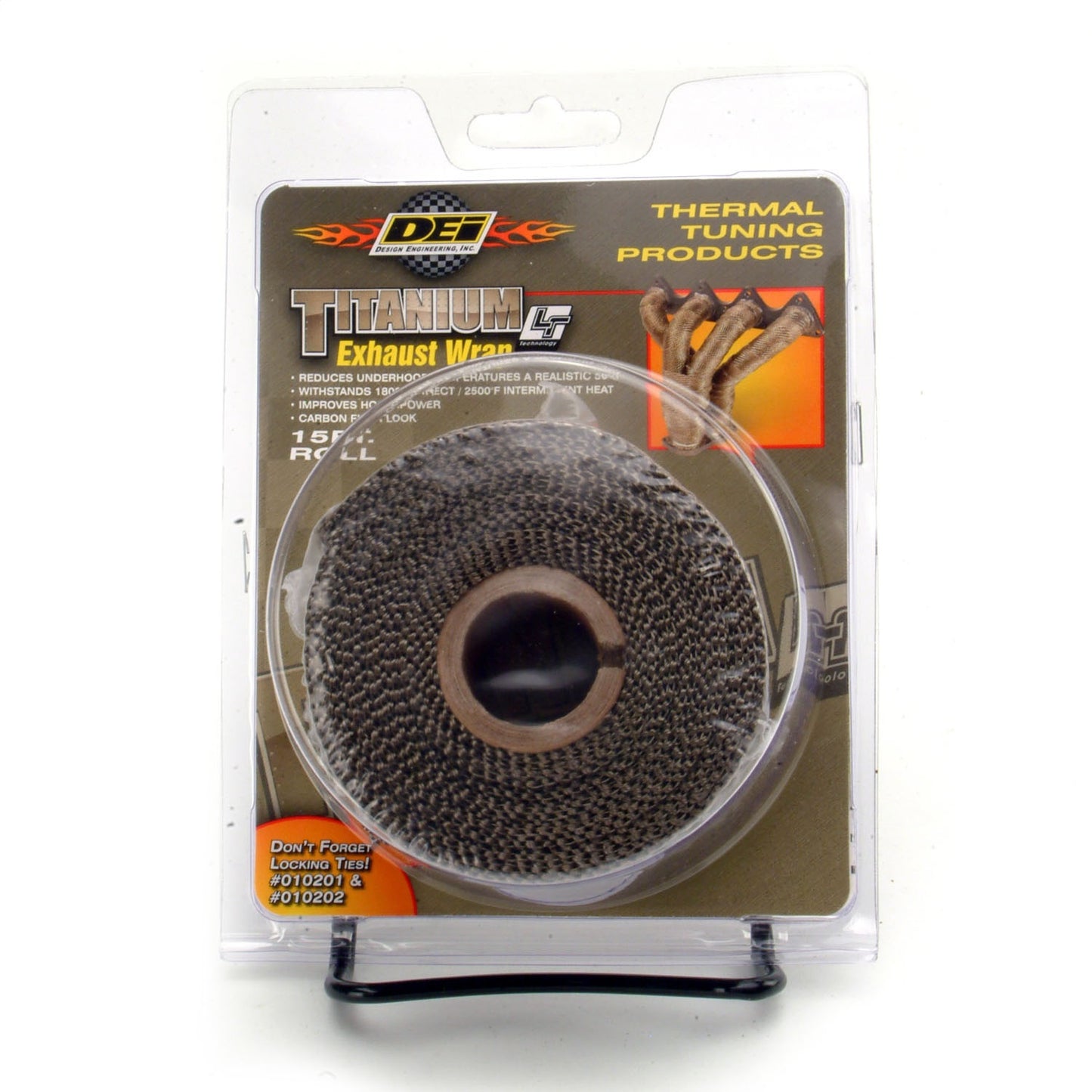 Design Engineering - 10129 - Exhaust Wrap Kit -  10129 Titanium Exhaust Wrap