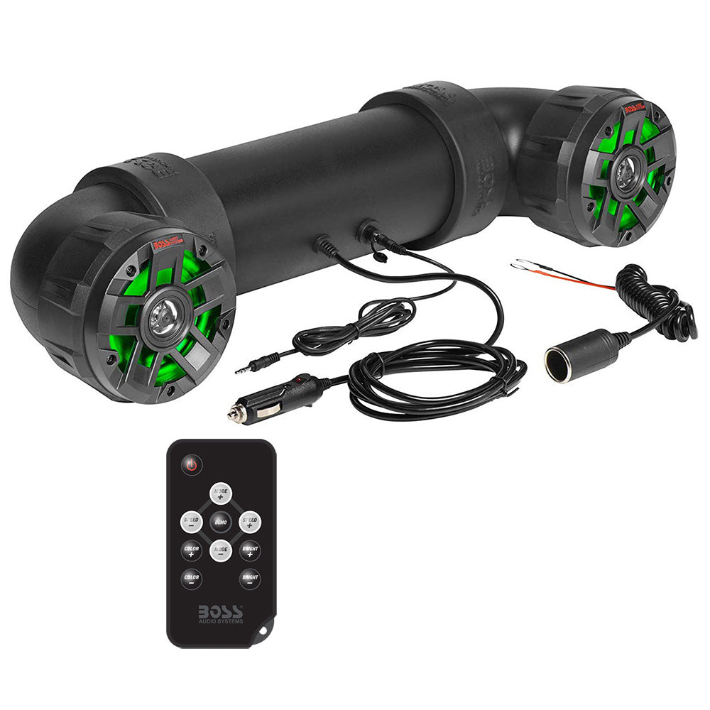 Boss Audio UTV4BRGB Amplified All-Terrain Sound System w/4" Marine Speakers 1" B - View 1