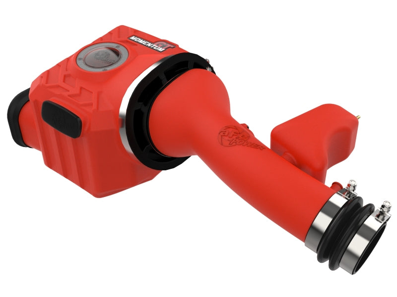 aFe Momentum GT Cold Air Intake System with Pro DRY S Filter, Red, Part Number 50-70095DR