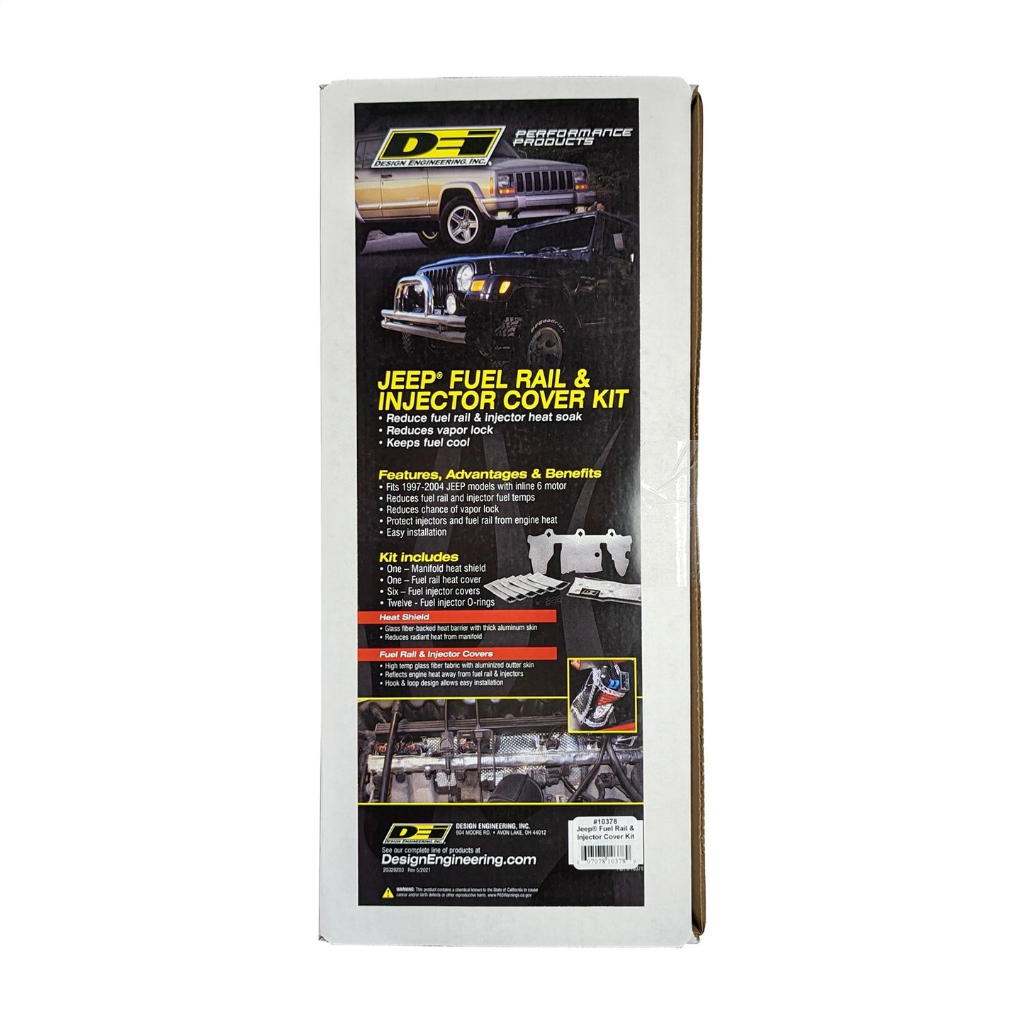 Design Engineering - 10378 - Fuel Rail Cover