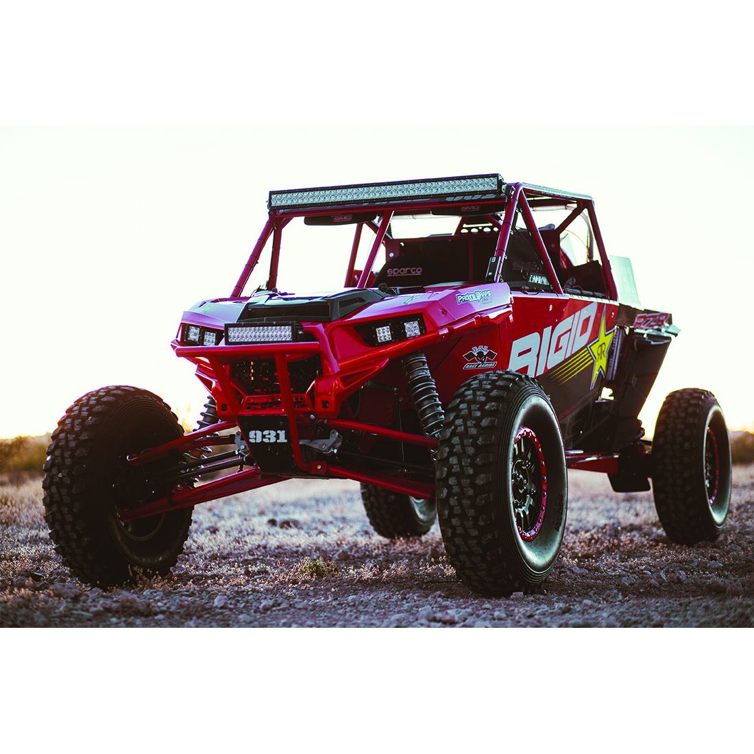 Rigid Industries - 104113 - Auxiliary Light - 4 Inch Flood Light E-Series Pro