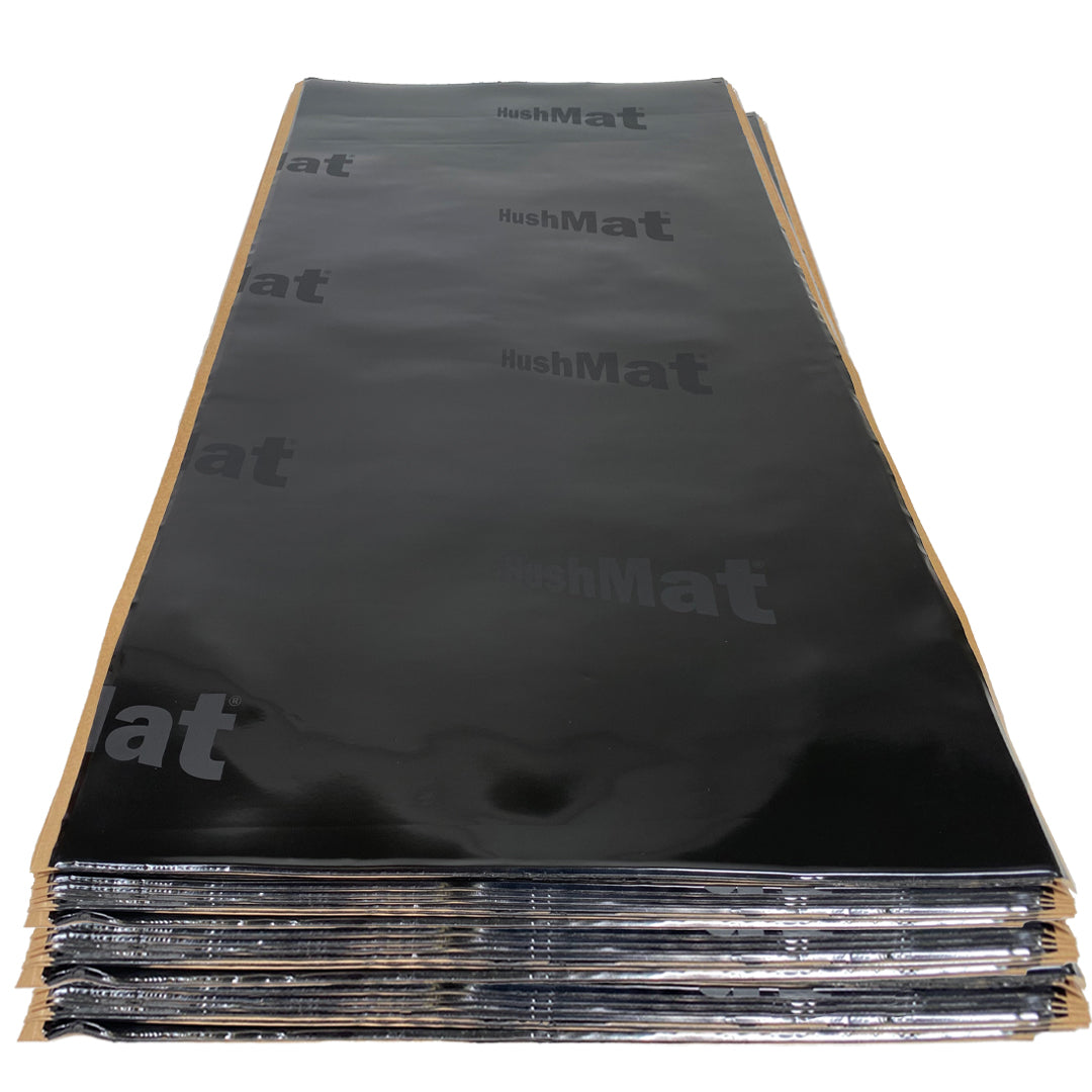 HushMat Bulk Kit – Automotive Sound Deadening and Thermal Insulation Solution for All Vehicles (58.1 Sq Ft, Black Foil)