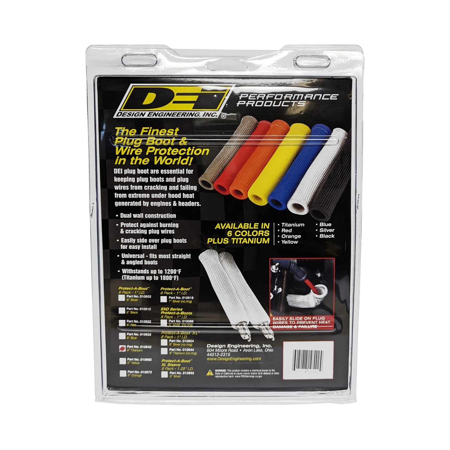 Design Engineering - 10542 - Spark Plug Boot Protector -  10542 Protect-A-Boot