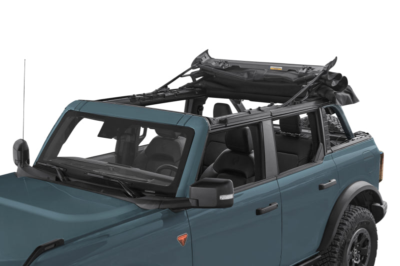 Bestop 21-26 Ford Bronco 4-Door Trektop Soft Top in Premium Black Twill