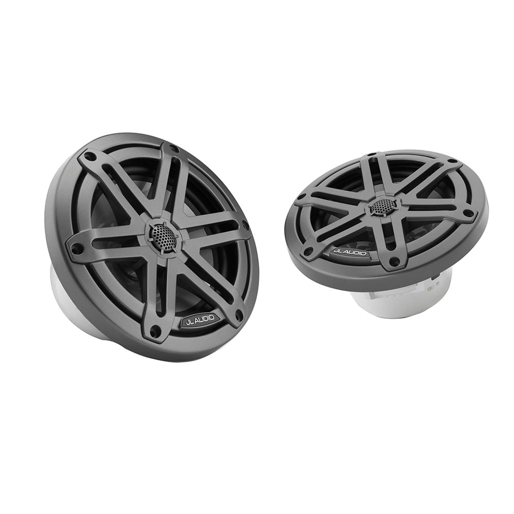 JL Audio M3 Series 6.5" Marine Coaxial Speakers w/Grey Metallic Sport Grilles - - View 1
