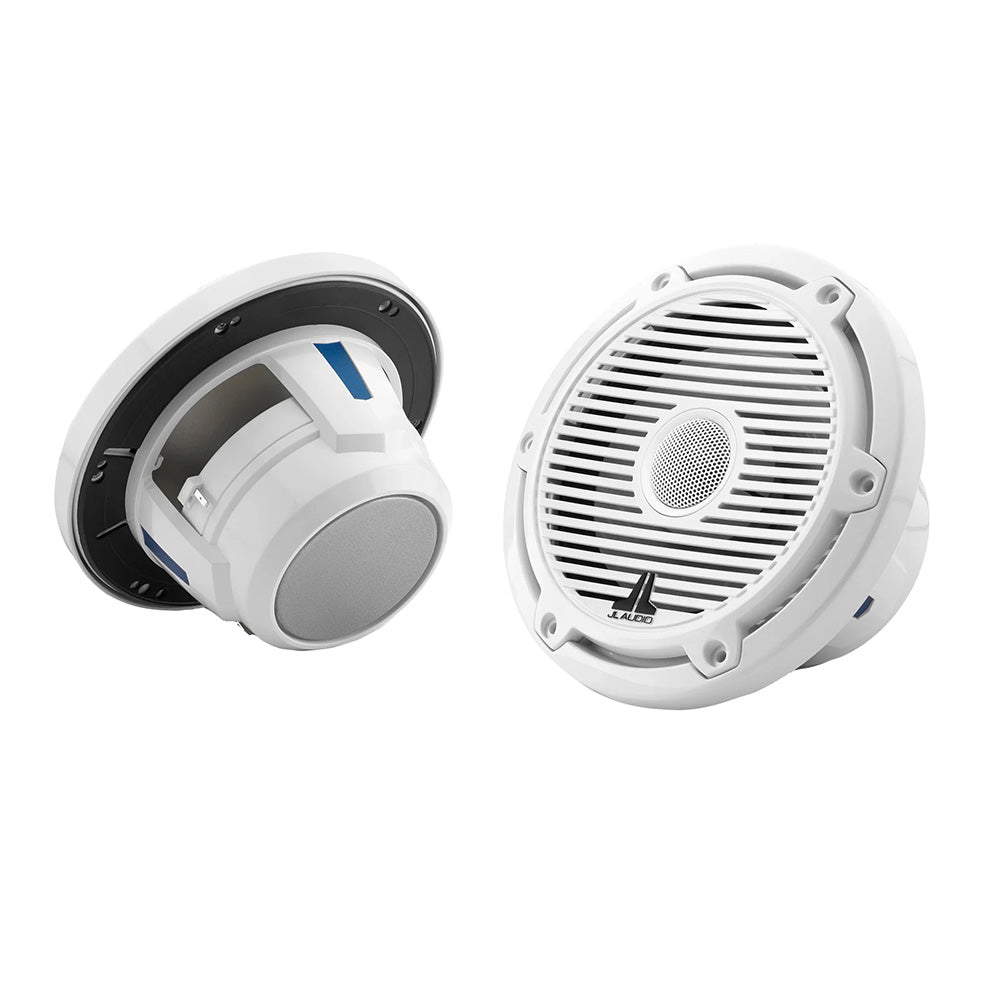 JL Audio M6 Series 6.5" Marine Coaxial Speakers w/Gloss White Classic Grille - M - View 1