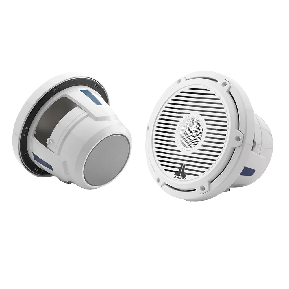 JL Audio M6 Series 8.8" Marine Coaxial Speakers w/Gloss White Classic Grille - M - View 1