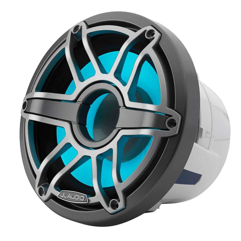 JL Audio M6 8" Marine Subwoofer w/Titanium Sport Grille Transflective LED Lighti - View 1