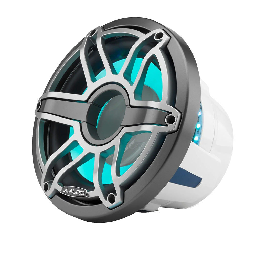 JL Audio M6 10" Marine Infinite-Baffle Subwoofer w/Titanium Sport Grille Transfl - View 1