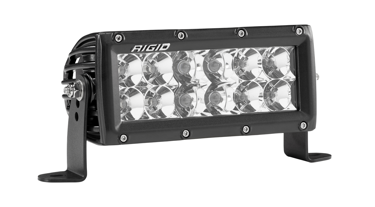 Rigid Industries - 106313 - Auxiliary Light - 6 Inch Spot/Flood Combo Light E-Series Pro