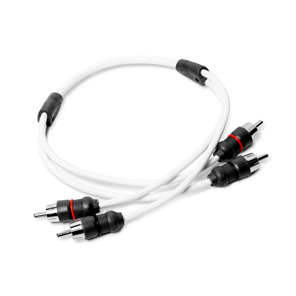 JL Audio 2-Channel 1.5' Marine Audio RCA Cable - XMD-WHTAIC2-1.5 - View 1