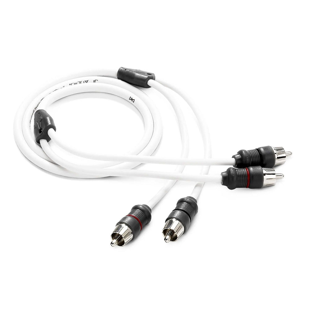 JL Audio 2-Channel 3' Marine Audio RCA Cable - XMD-WHTAIC2-3 - View 1