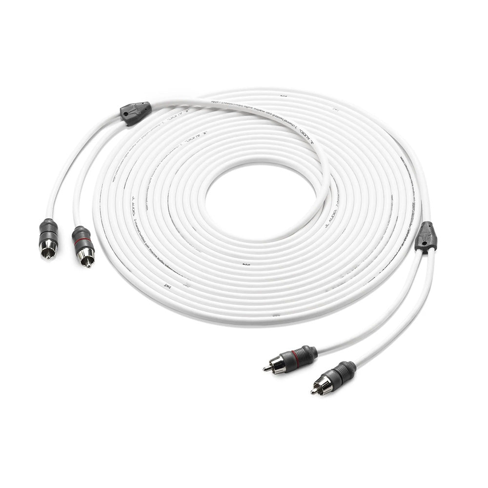 JL Audio 2-Channel 25' Marine Audio RCA Cable - XMD-WHTAIC2-25 - View 1