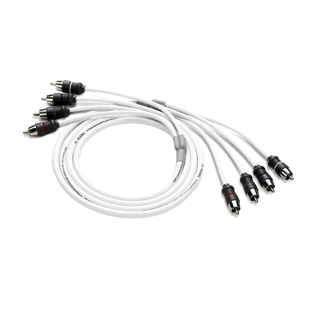 JL Audio 4 Channel 6' Marine Audio RCA Cable - XMD-WHTAIC4-6 - View 1